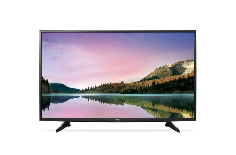 Čelní pohled na 43&#34; LG UHD TV 4K, webOS 3.0 43UH610V