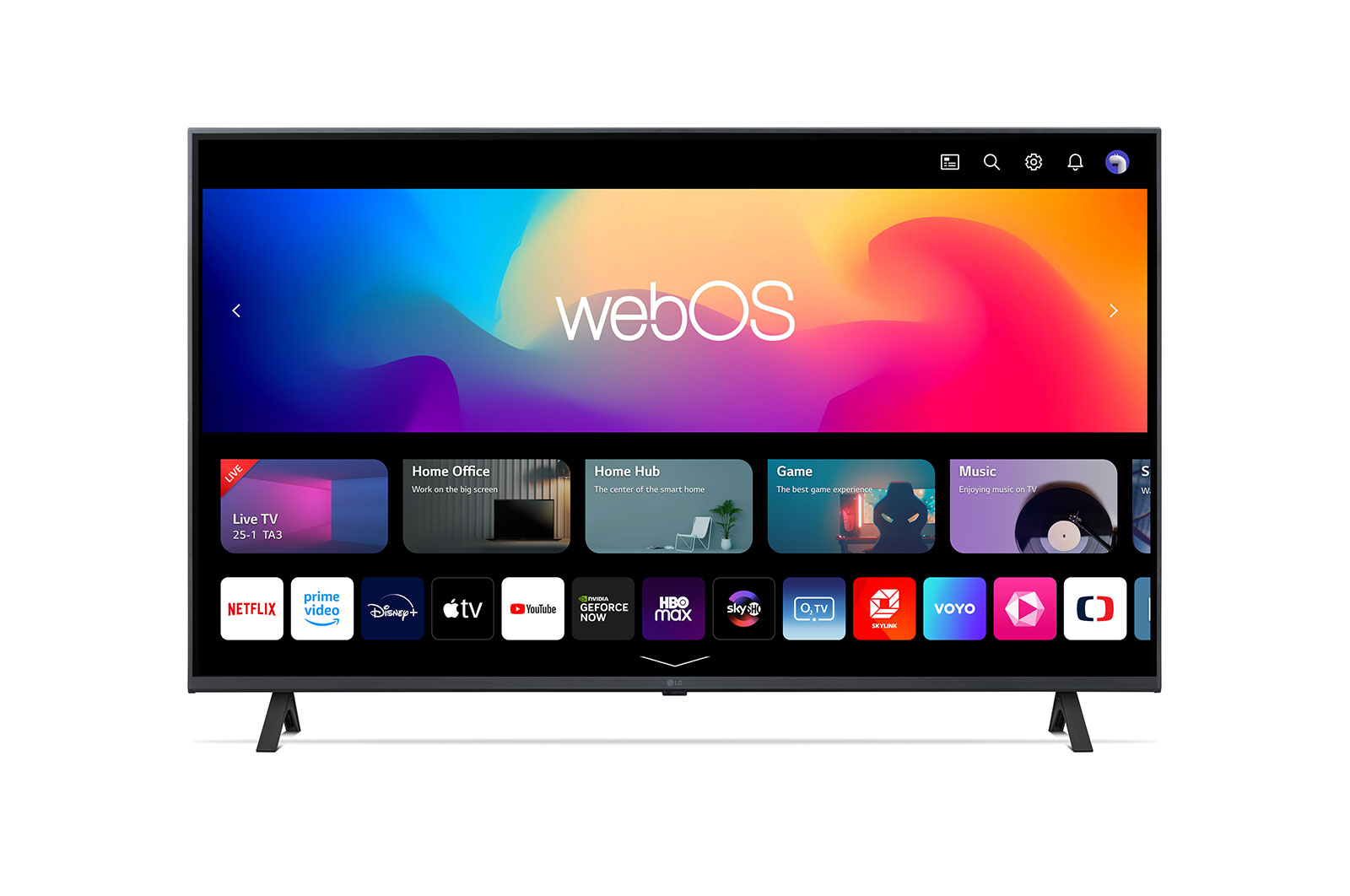 LG UHD UR78 43" 4K Smart TV, 2023, 43UR78003LK