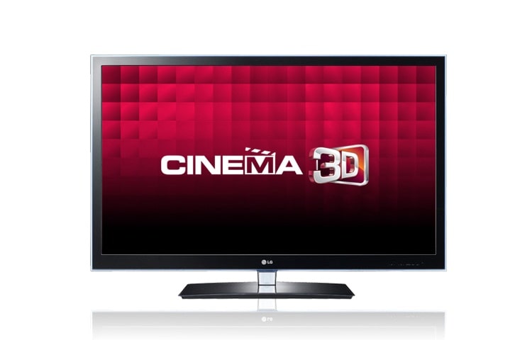 Čelní pohled na 47&#34; Cinema 3D LED Plus TV, Full HD, TruMotion 100Hz 47LW4500