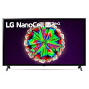 Čelní pohled na 49&#34; LG NanoCell TV, webOS Smart TV 49NANO80