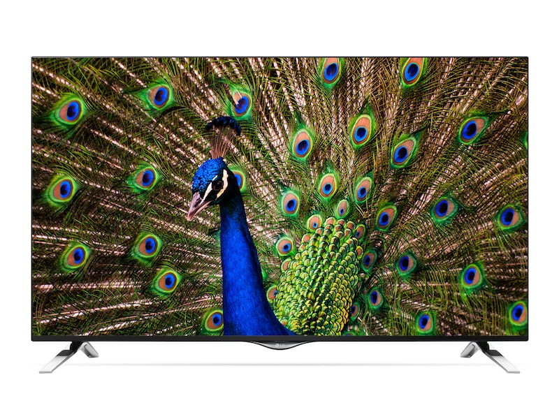 Čelní pohled na 49" LG ULTRA HD 4K TV, NetCast 49UF695V