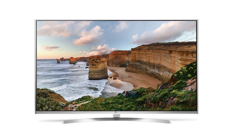 Čelní pohled na 49" LG NanoCell TV 4K, webOS 3.0 49UH8507