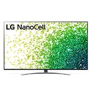 Čelní pohled na 50&#34; LG NanoCell TV, webOS Smart TV 50NANO883PB