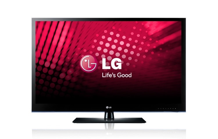 Čelní pohled na 50&#34; LG plazma TV 50PJ650