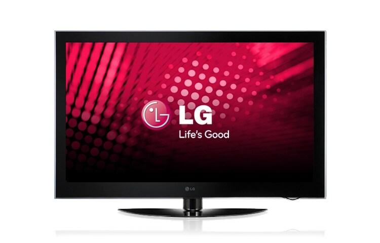 Čelní pohled na 50&#34; Full HD 1080p LG Plazma TV 50PS6000