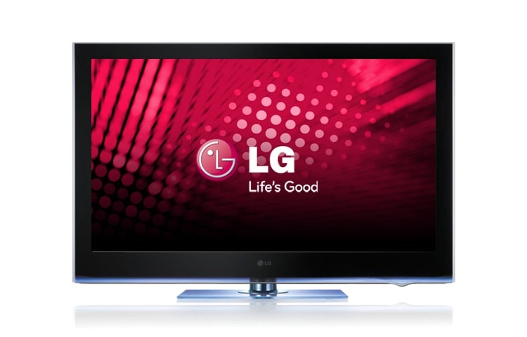 Čelní pohled na 50&#34; Full HD 1080p LG Plazma HD TV 50PS8000