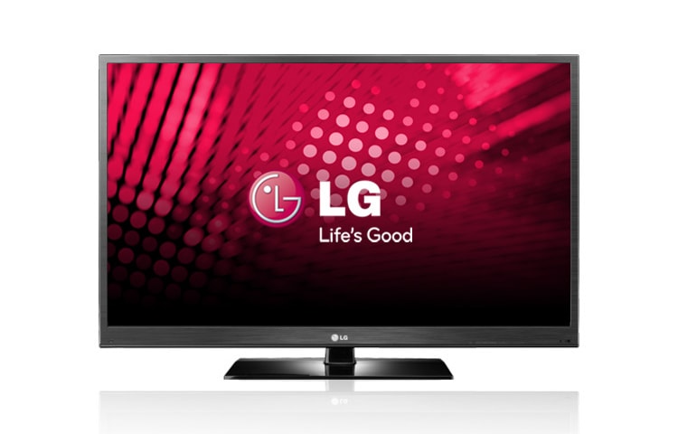 Čelní pohled na 50&#34; 3D Plazma TV, 600Hz, HD Ready, USB 50PW450