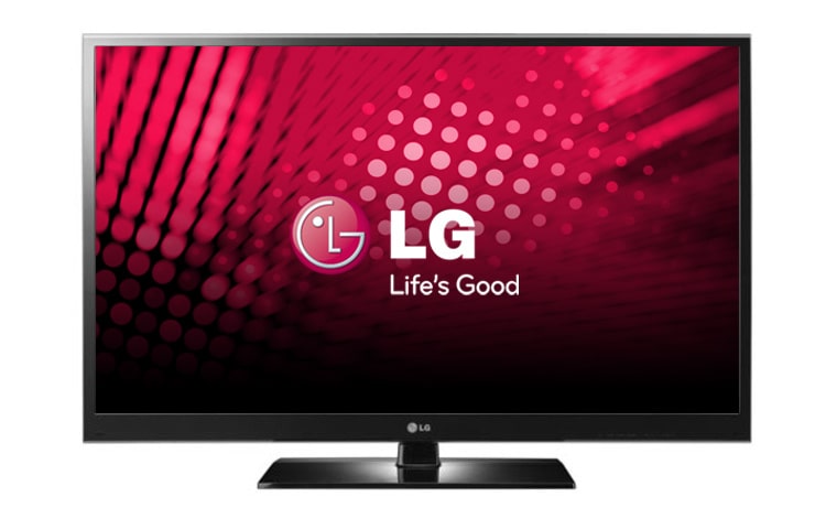 Čelní pohled na 50&#34; 3D Full HD Plazma TV, THX 3D, 600Hz, USB 50PZ550