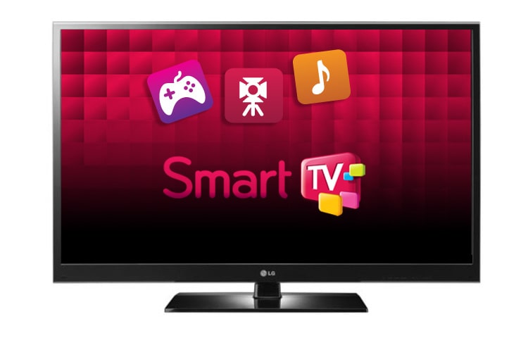 Čelní pohled na 50&#34; 3D Full HD Plazma TV, Smart TV, THX 3D, 600Hz, DLNA 50PZ570