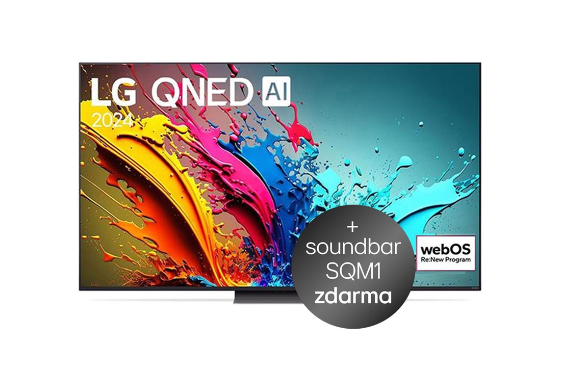 LG 50"|LG QNED AI| QNED86| 4K Smart TV| webOS24, 50QNED86T6A
