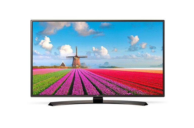 Čelní pohled na 55&#34; LG LED TV, Full HD, webOS 3.5 55LJ625V
