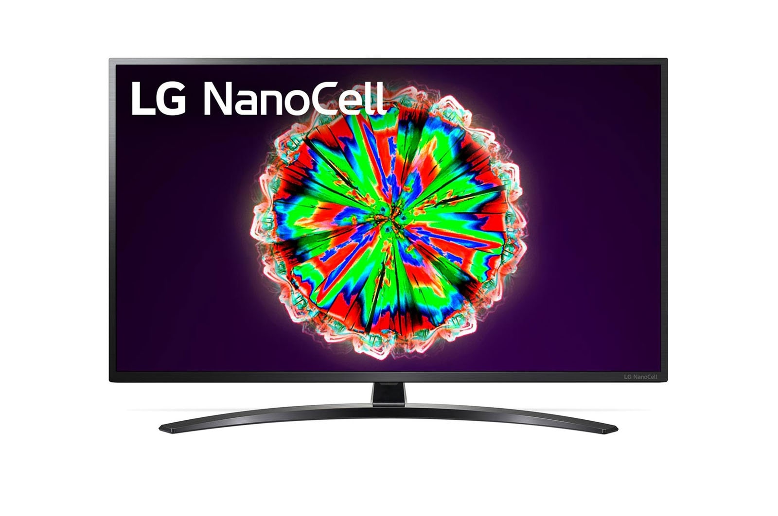 Čelní pohled na 65&#34; LG NanoCell TV, webOS Smart TV 65NANO79