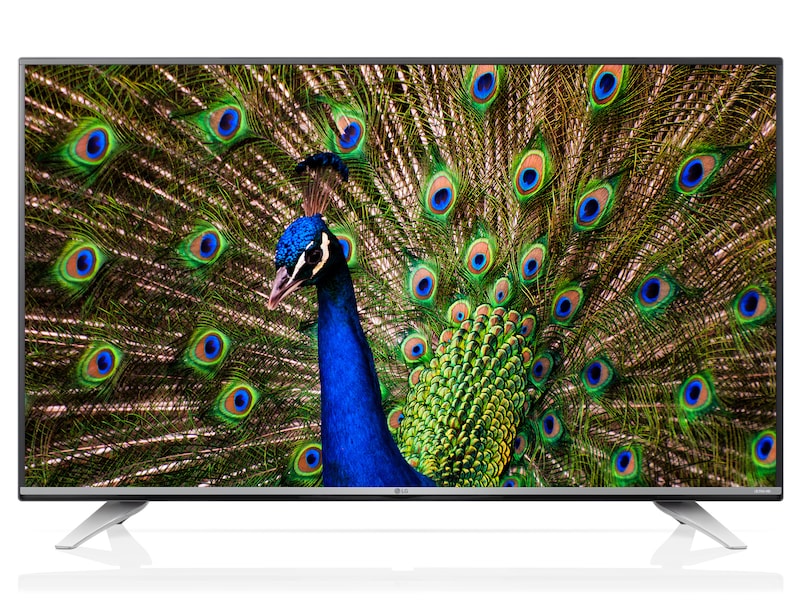 Čelní pohled na 55" LG ULTRA HD 4K TV, WEBOS 2.0 55UF7727