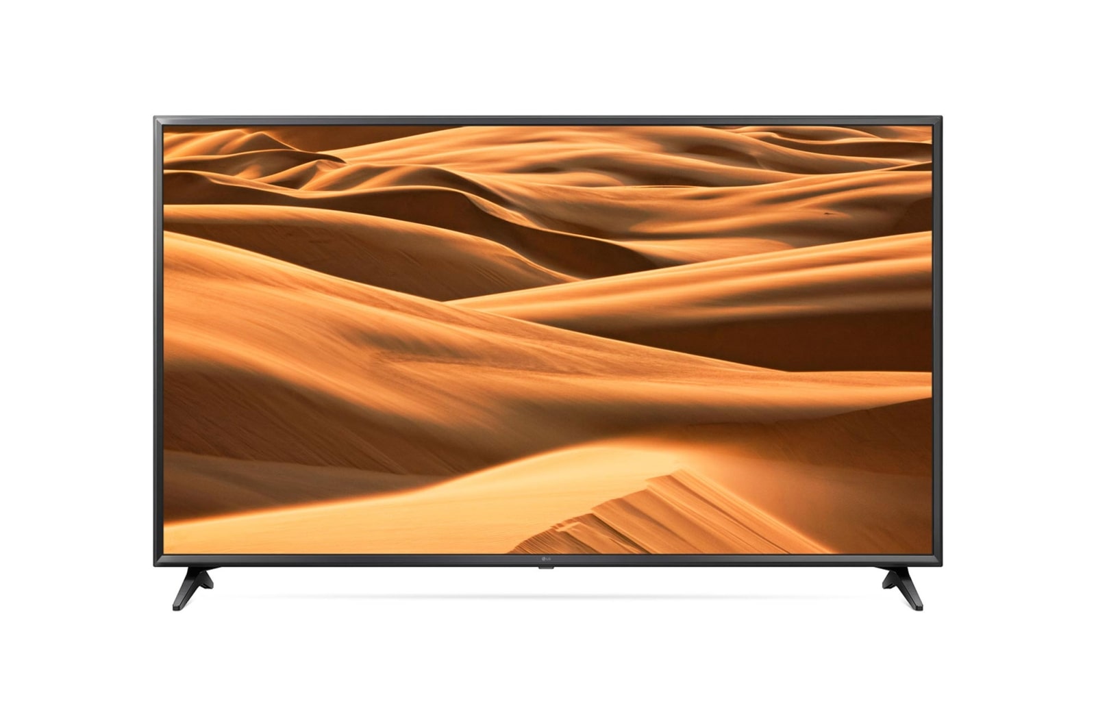 Čelní pohled na 55&#34; LG UHD TV 4K, webOS Smart TV 55UM7050