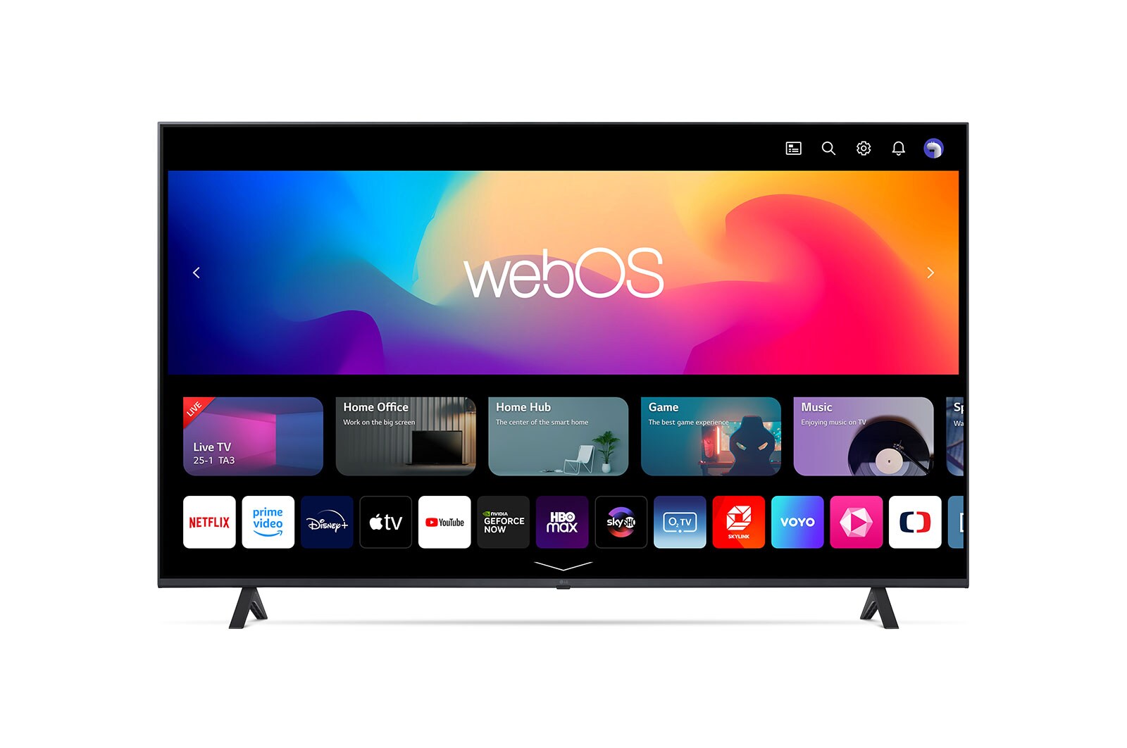 LG UHD UR78 55" 4K Smart TV, 2023, 55UR78003LK