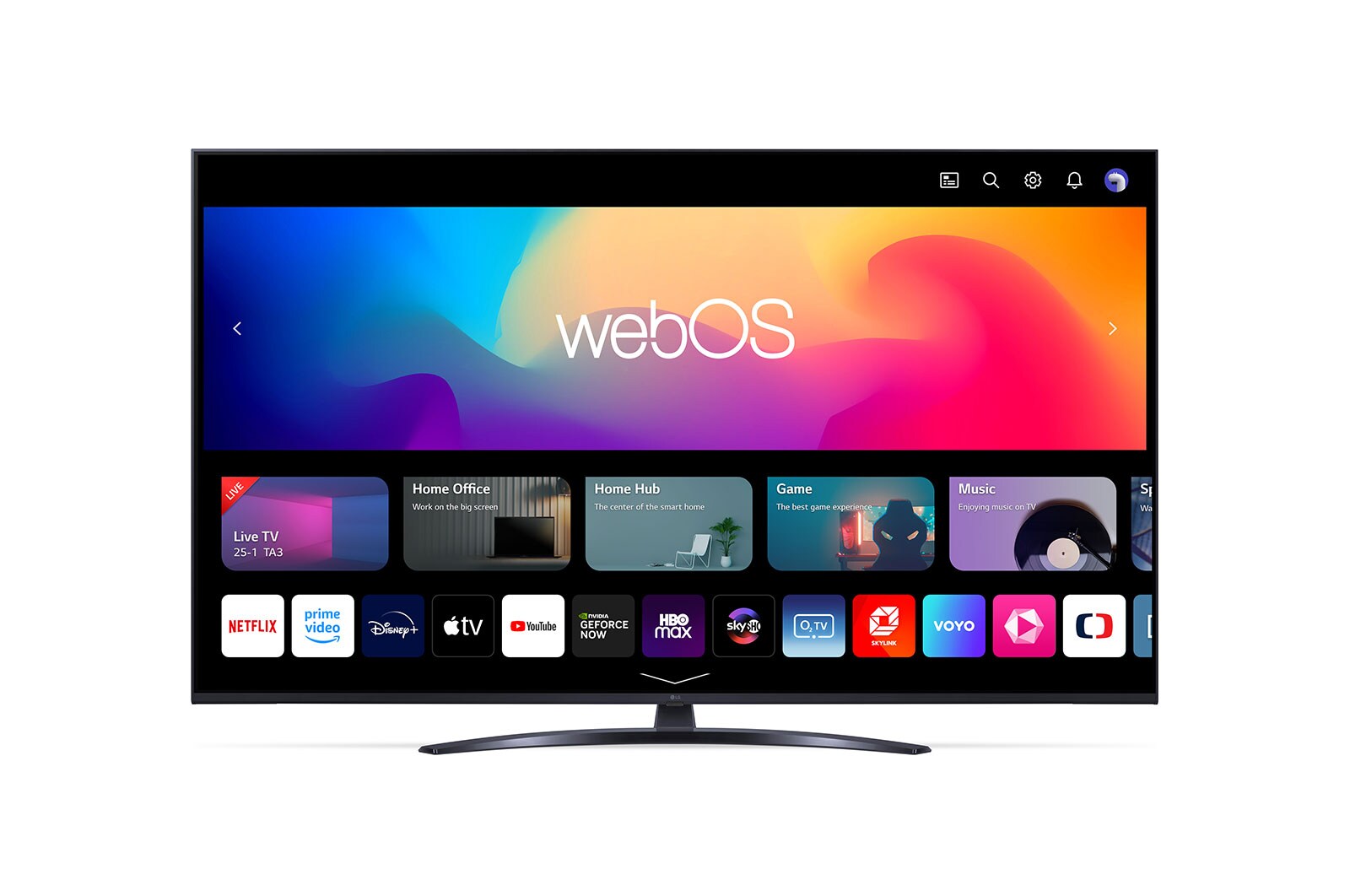 LG UHD UR81 55" 4K Smart TV, 2023, 55UR81003LJ