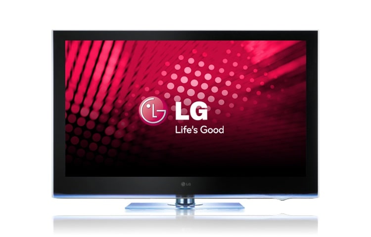 Čelní pohled na 60&#34; Full HD 1080p LG Plazma TV 60PS8000