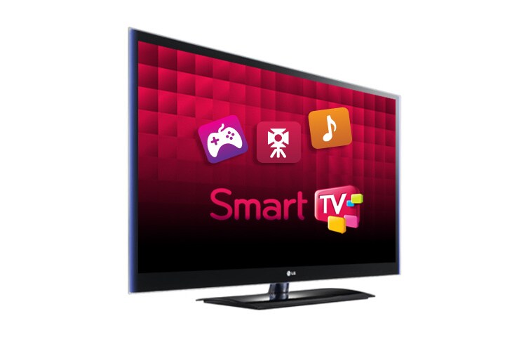 Čelní pohled na 60&#34; 3D Full HD Plazma TV, Smart TV, THX 3D, TruMotion 600Hz 60PZ750