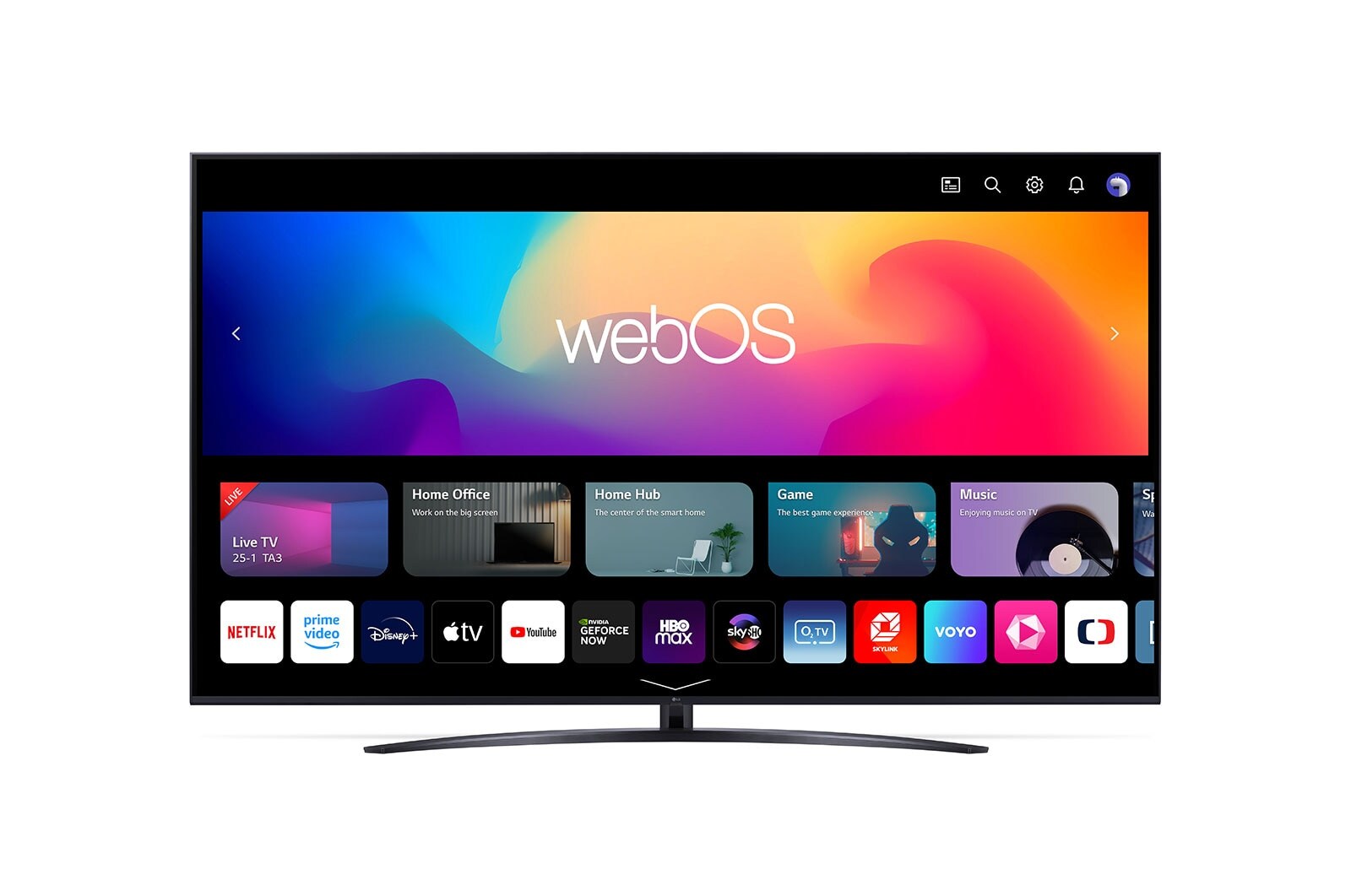 LG UHD UR81 75" 4K Smart TV, 2023, 75UR81003LJ