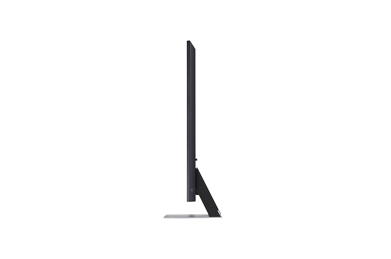 LG 86'' LG QNED QNED91 4K Smart TV 2024, Boční pohled na televizor LG QNED91, 86QNED91T6A