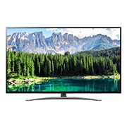 Čelní pohled na 65&#34; LG NanoCell TV, webOS Smart TV 65SM8600
