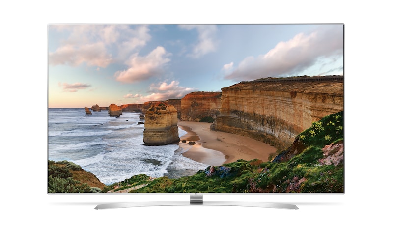 Čelní pohled na 65" LG NanoCell TV, webOS 3.0 65UH950V