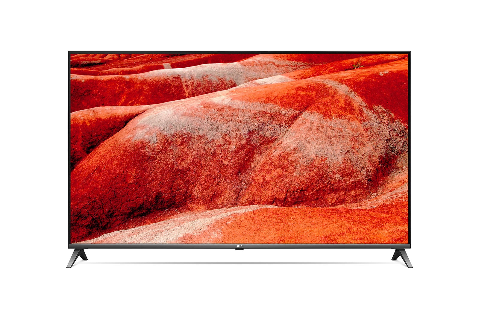 Čelní pohled na 65&#34; LG UHD TV 4K, webOS Smart TV 65UM7510