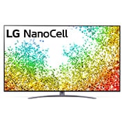 Čelní pohled na 75&#34; LG NanoCell TV, webOS Smart TV 75NANO963PA