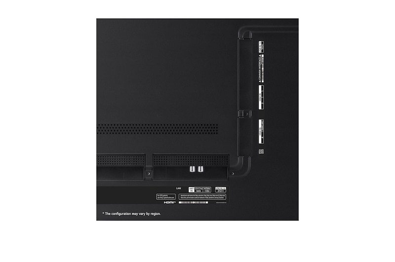 LG 86'' LG QNED QNED91 4K Smart TV 2024, Detailní záběr horního okraje televizoru LG QNED91, 86QNED91T6A