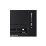 LG 86'' LG QNED QNED91 4K Smart TV 2024, Detailní záběr horního okraje televizoru LG QNED91, 86QNED91T6A