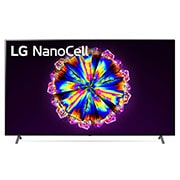Čelní pohled na 86&#34; LG NanoCell TV, webOS Smart TV 86NANO90