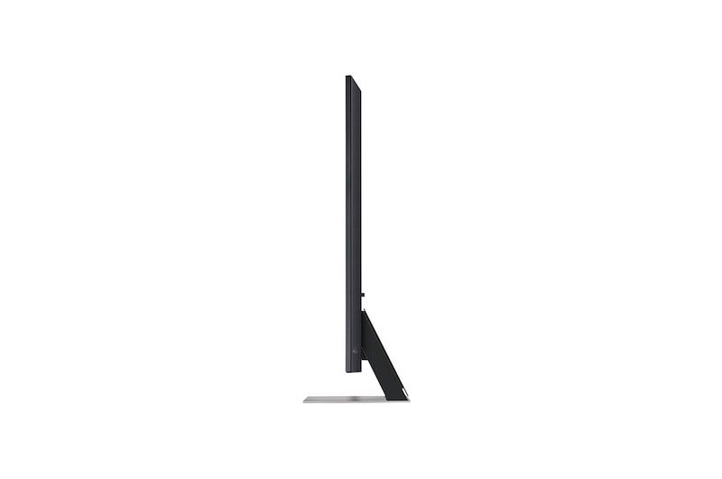 LG 86'' LG QNED QNED91 4K Smart TV 2024, Boční pohled na televizor LG QNED91, 86QNED91T6A