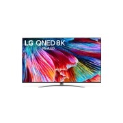 Čelní pohled na 86&#34; LG QNED Mini LED TV, webOS Smart TV 86QNED993PB