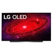 Čelní pohled na 55&#34; LG OLED TV, webOS Smart TV OLED55CX