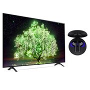 Čelní pohled na BALÍČEK KINO | Televizor OLED65A13LA &#43; TONE Free HBS-FN6 OLED65A1FN6