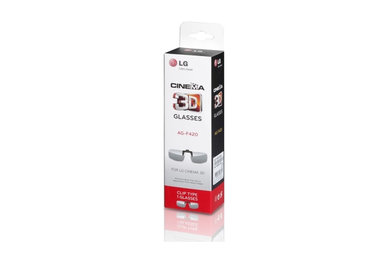 LG Polarizační Cinema 3D brýle - clip, AG-F420