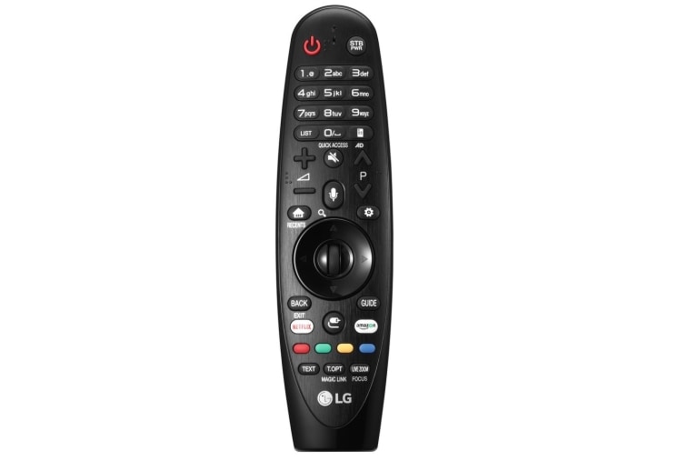 Čelní pohled na Magický dálkový ovladač AN-MR18BA pro LG Smart TV AN-MR18BA