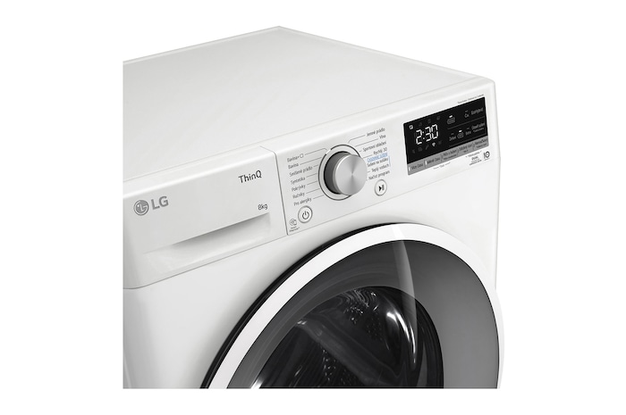 LG Sušička LG | 8 kg | DUAL Inverter Heat Pump™|Bílá, RC82V9AVHN