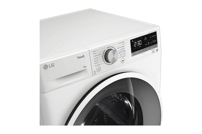 LG Sušička LG | 8 kg | DUAL Inverter Heat Pump™|Bílá, RC82V9AVHN