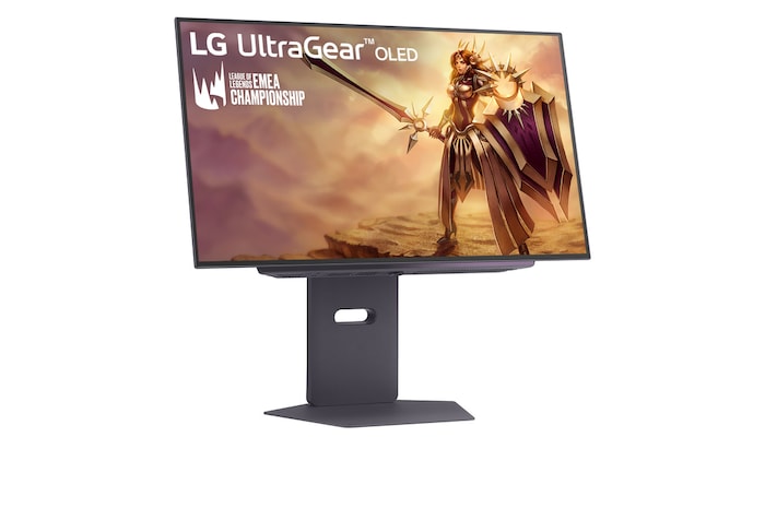 +15 degree side view of a tilted monitor