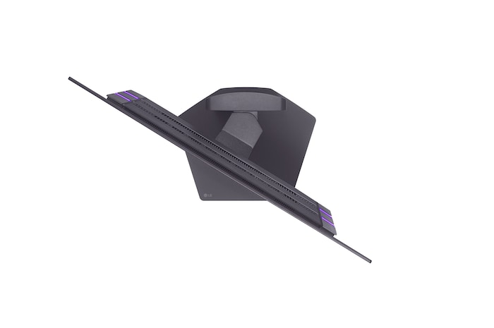 +30 degree swivel monitor top view