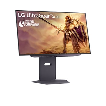 +15 degree side view of a tilted monitor