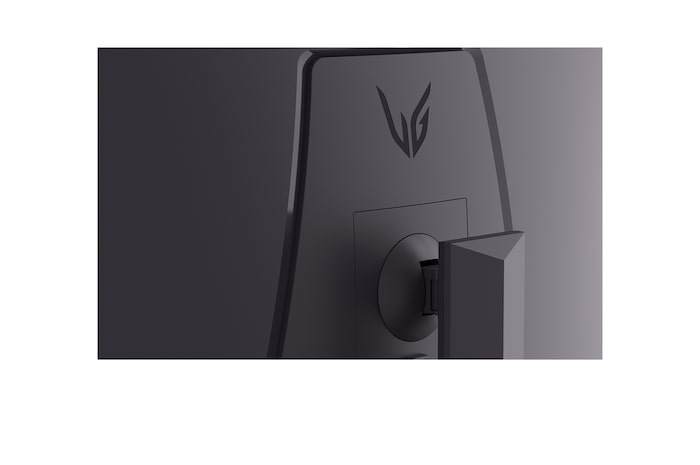 detailní pohled na zapnuté zadní podsvícení značky