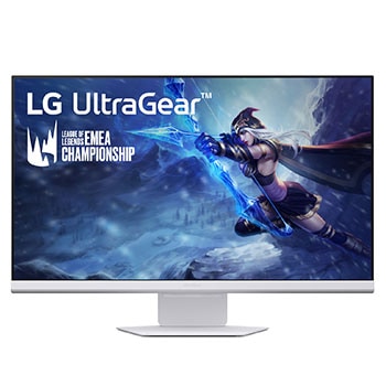 front view of the monitor with the stand down