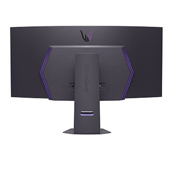 boční pohled pod úhlem +15 stupňů na nakloněný monitor