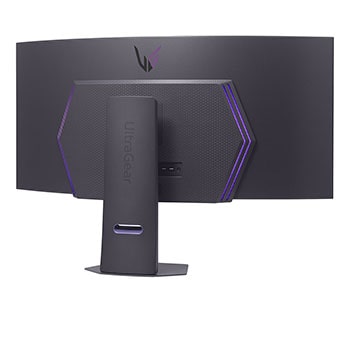 pohled na monitor zepředu se sníženým stojanem