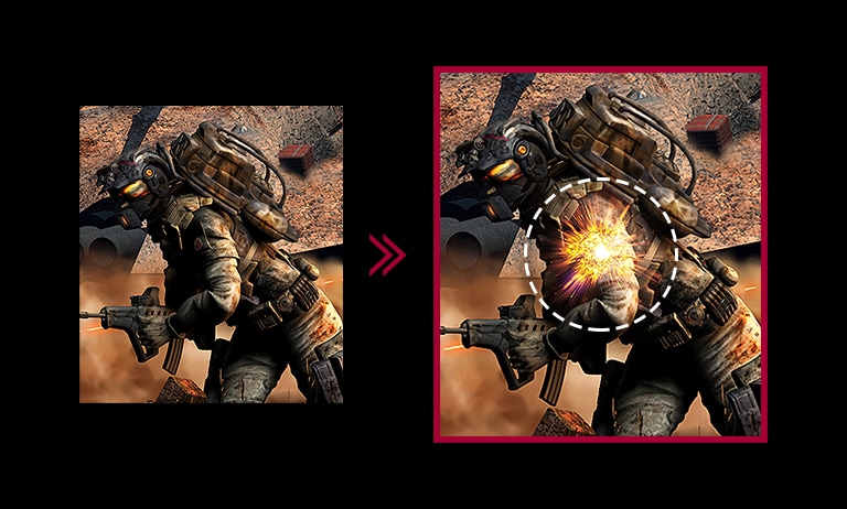 Funkce Dynamic Action Sync pro rychlejší reakce na soupeře ve hrách