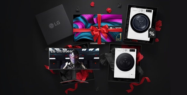 Obrázky s domácími spotřebiči LG