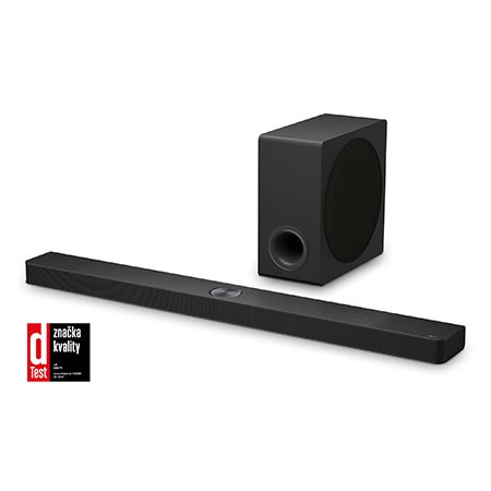 LG Soundbar pro TV-Dolby Atmos-s 5.3.1 kanálovým prostorovým zvukem- S90TY