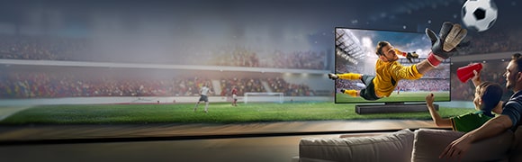 Letní fotbal na LG TV